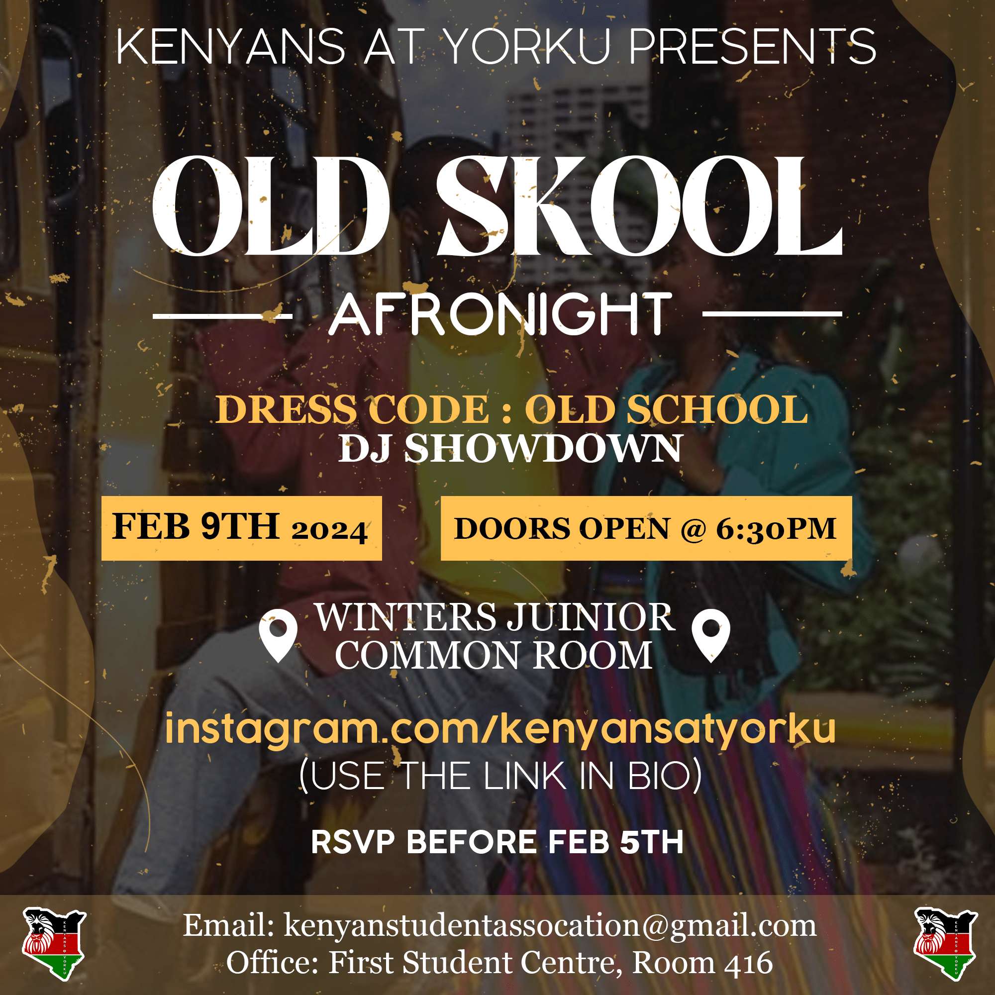 Oldskool Afronight Poster