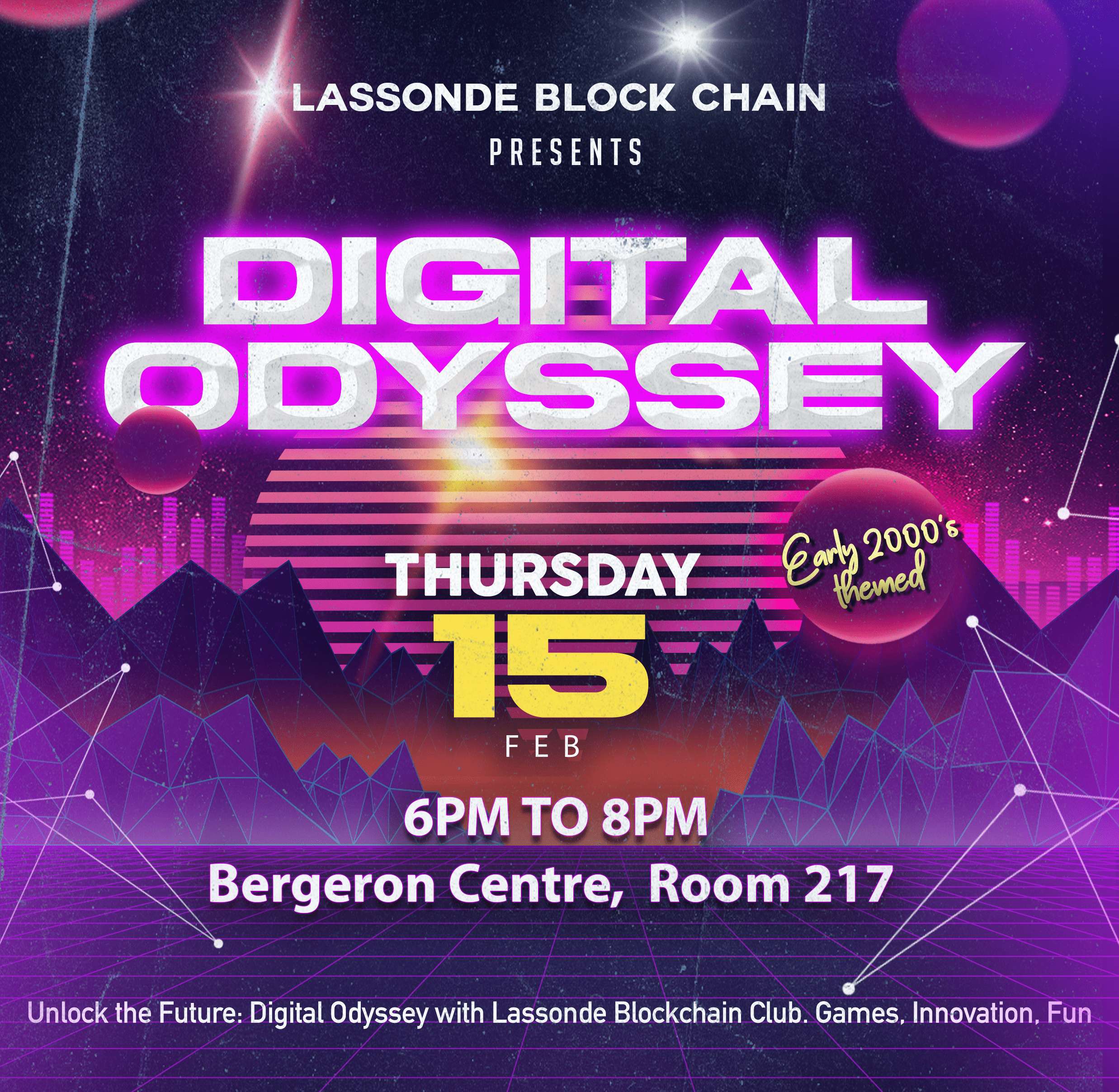 Digital Odyssey Blockchain Poster