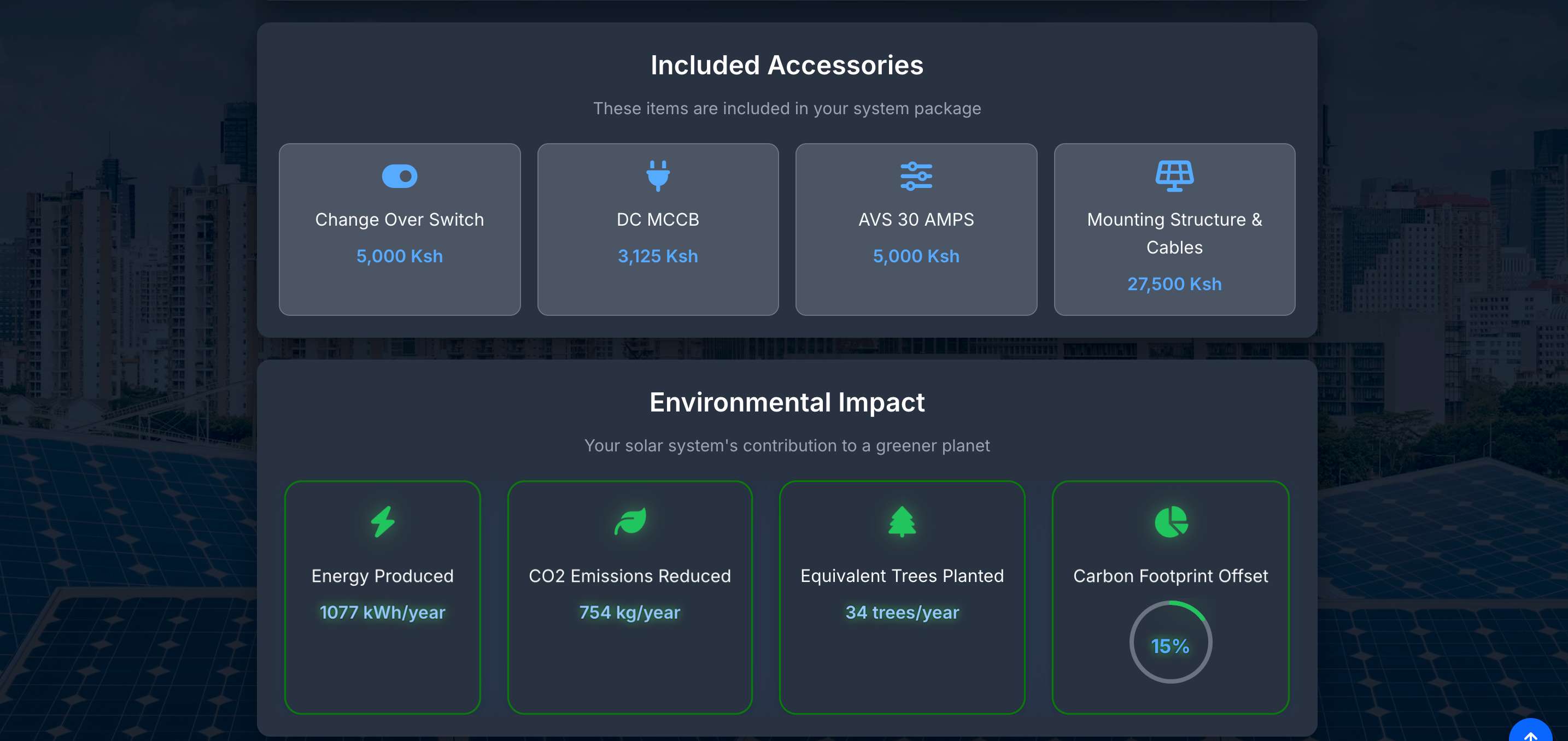 Sangyug Solar - System Selector