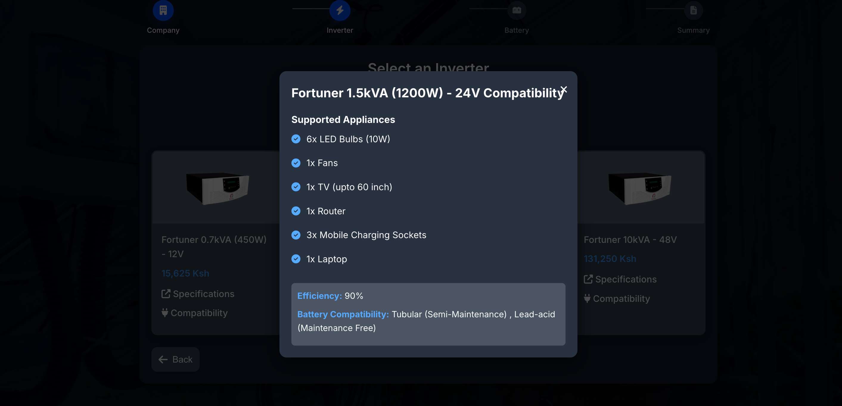 Sangyug Solar - Quote Builder